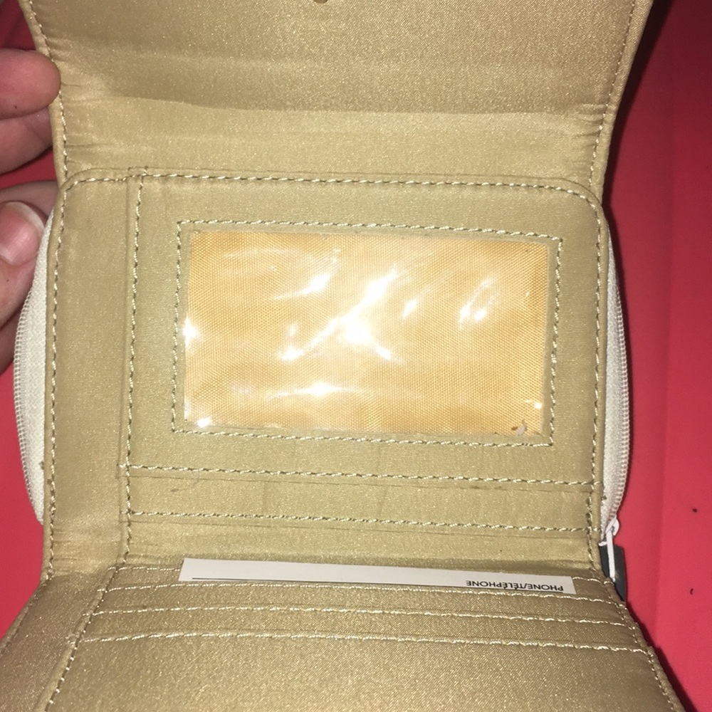 White Multi Color Heart Wallet - Picture 2 of 3